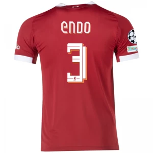 Liverpool FC Endo #3 Fußballtrikot 2025-26 Champions League Heimtrikot Herren