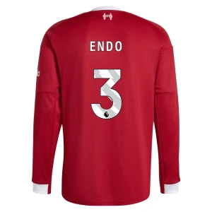 Liverpool FC Endo #3 Fußballtrikot 2025-26 Heimtrikot Herren Langarm