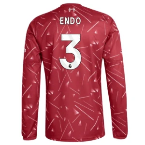 Liverpool FC Endo #3 Fußballtrikot 2026-27 Heimtrikot Herren Langarm
