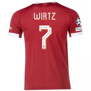 Liverpool FC Florian Wirtz #7 Fußballtrikot 2025-26 Champions League Heimtrikot Herren