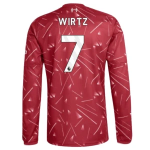 Liverpool FC Florian Wirtz #7 Fußballtrikot 2026-27 Heimtrikot Herren Langarm