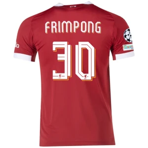 Liverpool FC Frimpong #30 Fußballtrikot 2025-26 Champions League Heimtrikot Herren