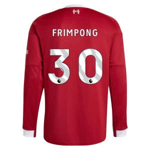 Liverpool FC Frimpong #30 Fußballtrikot 2025-26 Heimtrikot Herren Langarm