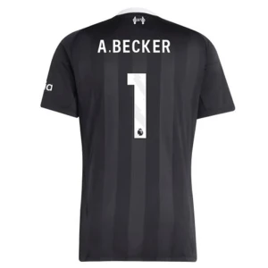 Liverpool FC Fußballtrikot 2025-26 Alisson Becker #1 Torwart Auswärtstrikot Herren