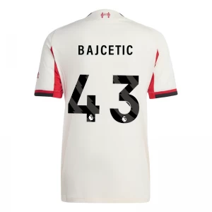 Liverpool FC Fußballtrikot 2025-26 Bajcetic #43 Auswärtstrikot Herren