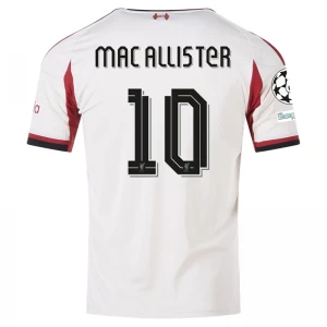 Liverpool FC Fußballtrikot 2025-26 Champions League Alexis Mac Allister #10 Auswärtstrikot Herren