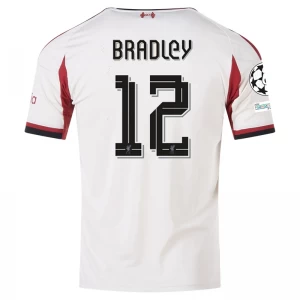 Liverpool FC Fußballtrikot 2025-26 Champions League Bradley #12 Auswärtstrikot Herren