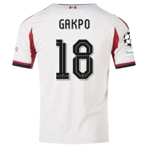 Liverpool FC Fußballtrikot 2025-26 Champions League Cody Gakpo #18 Auswärtstrikot Herren