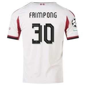 Liverpool FC Fußballtrikot 2025-26 Champions League Frimpong #30 Auswärtstrikot Herren