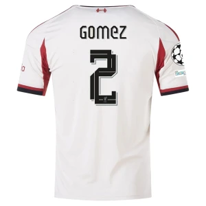 Liverpool FC Fußballtrikot 2025-26 Champions League Gomez #2 Auswärtstrikot Herren