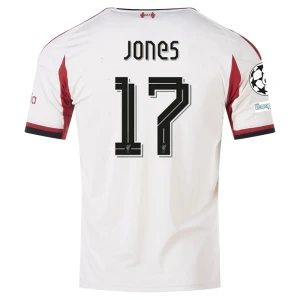 Liverpool FC Fußballtrikot 2025-26 Champions League Jones #17 Auswärtstrikot Herren