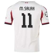 Liverpool FC Fußballtrikot 2025-26 Champions League Mohamed Salah #11 Auswärtstrikot Herren