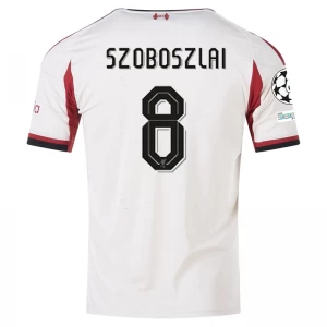 Liverpool FC Fußballtrikot 2025-26 Champions League Szoboslai #8 Auswärtstrikot Herren