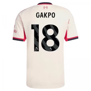 Liverpool FC Fußballtrikot 2025-26 Cody Gakpo #18 Auswärtstrikot Herren