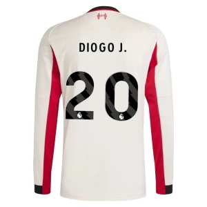Liverpool FC Fußballtrikot 2025-26 Diogo J. #20 Auswärtstrikot Herren Langarm