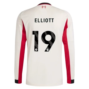 Liverpool FC Fußballtrikot 2025-26 Elliott #19 Auswärtstrikot Herren Langarm