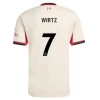 Liverpool FC Fußballtrikot 2025-26 Florian Wirtz #7 Auswärtstrikot Herren