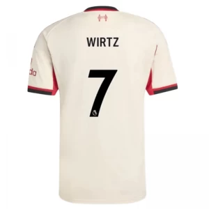 Liverpool FC Fußballtrikot 2025-26 Florian Wirtz #7 Auswärtstrikot Herren