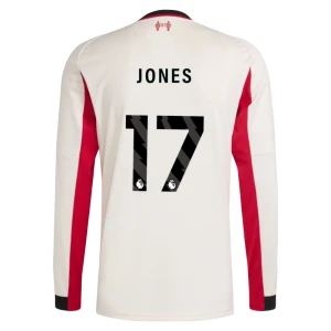 Liverpool FC Fußballtrikot 2025-26 Jones #17 Auswärtstrikot Herren Langarm
