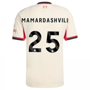 Liverpool FC Fußballtrikot 2025-26 Mamardashvili #25 Auswärtstrikot Herren