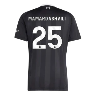 Liverpool FC Fußballtrikot 2025-26 Mamardashvili #25 Torwart Auswärtstrikot Herren