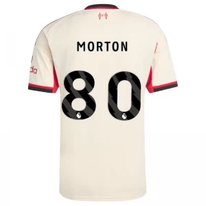 Liverpool FC Fußballtrikot 2025-26 Morton #80 Auswärtstrikot Herren