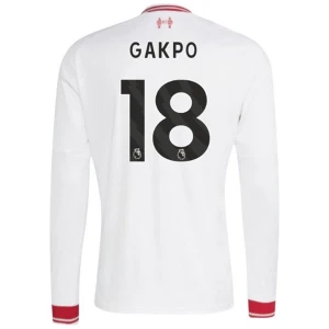 Liverpool FC Fußballtrikot 2026-27 Cody Gakpo #18 Auswärtstrikot Herren Langarm