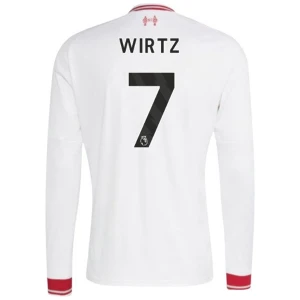 Liverpool FC Fußballtrikot 2026-27 Florian Wirtz #7 Auswärtstrikot Herren Langarm