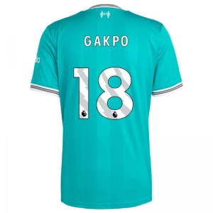 Liverpool FC Fußballtrikot Cody Gakpo #18 2025-26 Ausweichtrikot Herren
