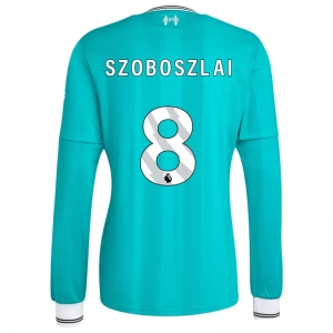 Liverpool FC Fußballtrikot Dominik Szoboszlai #8 2025-26 Ausweichtrikot Herren Langarm