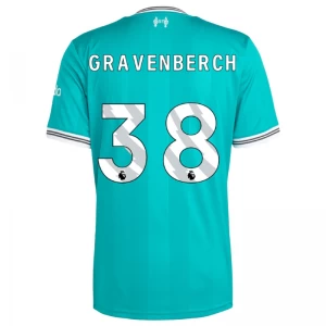 Liverpool FC Fußballtrikot Gravenberch #38 2025-26 Ausweichtrikot Herren
