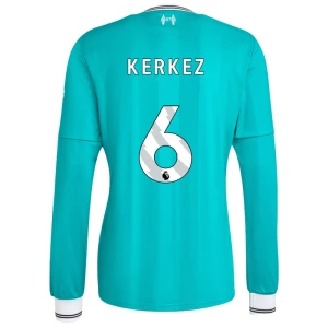 Liverpool FC Fußballtrikot Kerkez #6 2025-26 Ausweichtrikot Herren Langarm
