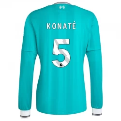 Liverpool FC Fußballtrikot Konate #5 2025-26 Ausweichtrikot Herren Langarm