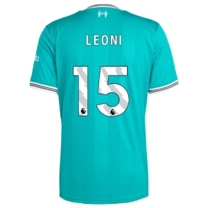 Liverpool FC Fußballtrikot Leoni #15 2025-26 Ausweichtrikot Herren