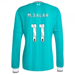 Liverpool FC Fußballtrikot Mohamed Salah #11 2025-26 Ausweichtrikot Herren Langarm