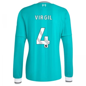 Liverpool FC Fußballtrikot Virgil van Dijk #4 2025-26 Ausweichtrikot Herren Langarm