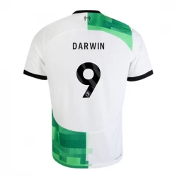 Liverpool FC Fußballtrikots 2023-24 Darwin #9 Auswärtstrikot Herren
