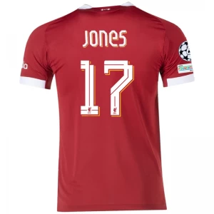 Liverpool FC Jones #17 Fußballtrikot 2025-26 Champions League Heimtrikot Herren