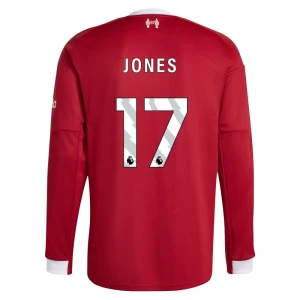 Liverpool FC Jones #17 Fußballtrikot 2025-26 Heimtrikot Herren Langarm