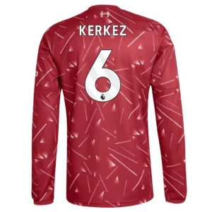 Liverpool FC Kerkez #6 Fußballtrikot 2026-27 Heimtrikot Herren Langarm