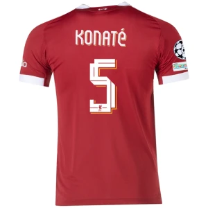 Liverpool FC Konate #5 Fußballtrikot 2025-26 Champions League Heimtrikot Herren