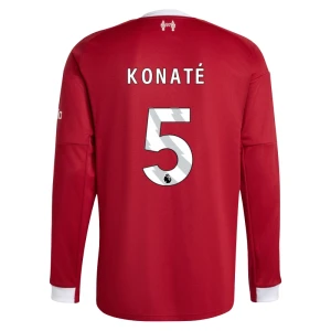 Liverpool FC Konate #5 Fußballtrikot 2025-26 Heimtrikot Herren Langarm