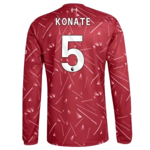 Liverpool FC Konate #5 Fußballtrikot 2026-27 Heimtrikot Herren Langarm