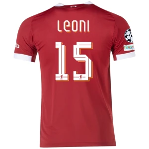 Liverpool FC Leoni #15 Fußballtrikot 2025-26 Champions League Heimtrikot Herren
