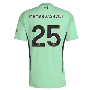Liverpool FC Mamardashvili #25 Fußballtrikot 2025-26 Torwart Heimtrikot Herren