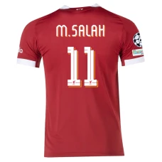 Liverpool FC Mohamed Salah #11 Fußballtrikot 2025-26 Champions League Heimtrikot Herren
