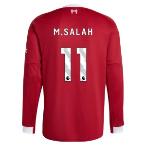Liverpool FC Mohamed Salah #11 Fußballtrikot 2025-26 Heimtrikot Herren Langarm