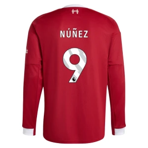 Liverpool FC Nunez #9 Fußballtrikot 2025-26 Heimtrikot Herren Langarm