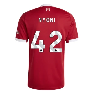 Liverpool FC Nyoni #42 Fußballtrikot 2025-26 Heimtrikot Herren