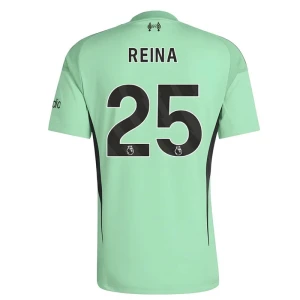 Liverpool FC Reina #25 Fußballtrikot 2025-26 Torwart Heimtrikot Herren